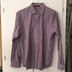 Men’s designer casual slim fit button down shirt